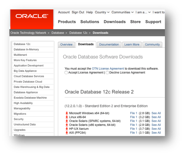 oracle database software for mac